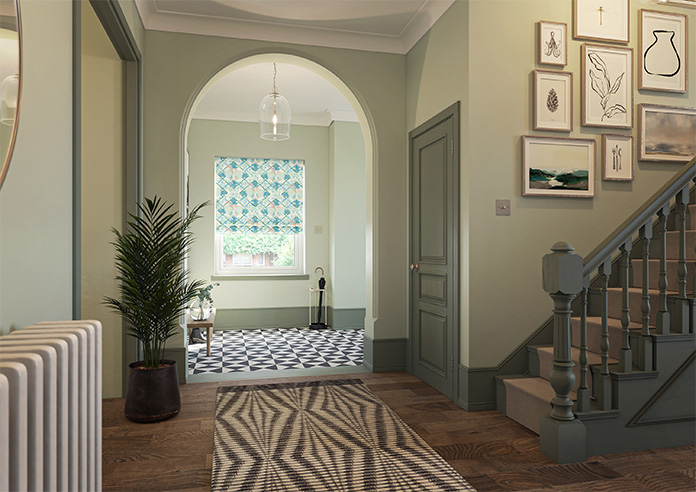 Faded Glamour, Absinthe White - Roman Blind - Image 6